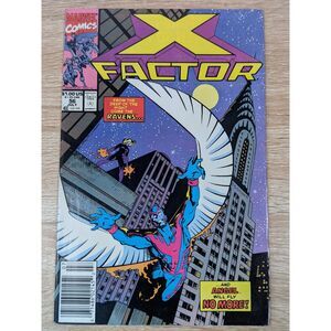 X-Factor #56 (1990) Marvel Comics Angel Cover July Issue Newsstand